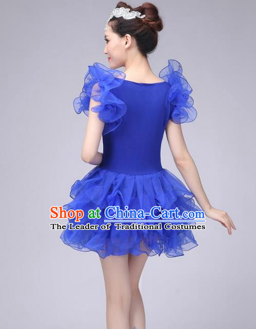 Traditional Chinese Yangge Fan Dancing Costume and Accessories