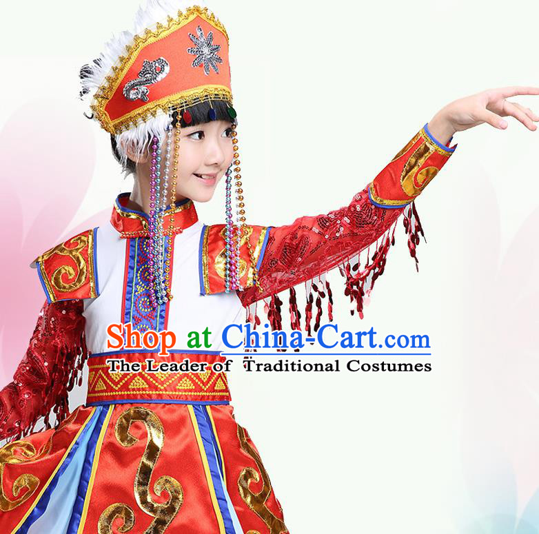 Traditional Chinese Yangge Fan Dancing Costume and Accessories