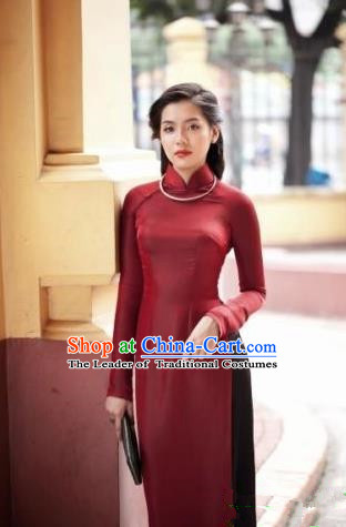 Vietnamese Trational Dress Vietnam Ao Dai Cheongsam Clothing