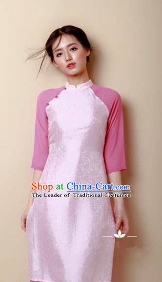 Vietnamese Trational Dress Vietnam Ao Dai Cheongsam Clothing