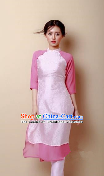 Vietnamese Trational Dress Vietnam Ao Dai Cheongsam Clothing