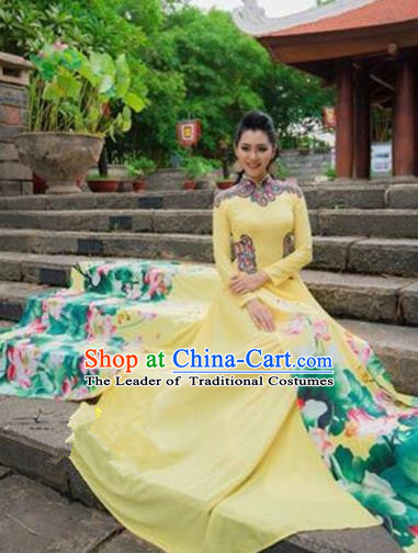 Vietnamese Trational Dress Vietnam Ao Dai Cheongsam Clothing