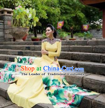 Vietnamese Trational Dress Vietnam Ao Dai Cheongsam Clothing