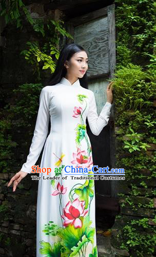 Vietnamese Trational Dress Vietnam Ao Dai Qipao Clothing