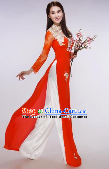 Vietnamese Trational Dress Vietnam Ao Dai Qipao Clothing