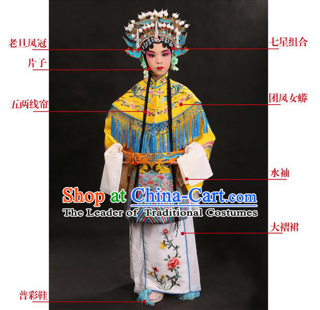 China Peking Opera Gifted Youth Man Costume Embroidered Robe Opera Costumes