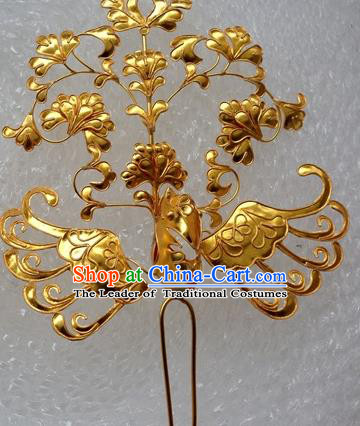 Traditional Handmade Chinese Ancient Classical Hair Accessories Phoenix Barrettes Hairpins, Hair Sticks Jewellery for Women