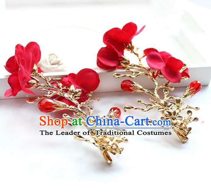 Chinese Ancient Style Hair Jewelry Accessories Hairpins Headwear Headdress Hair Fascinators for Women