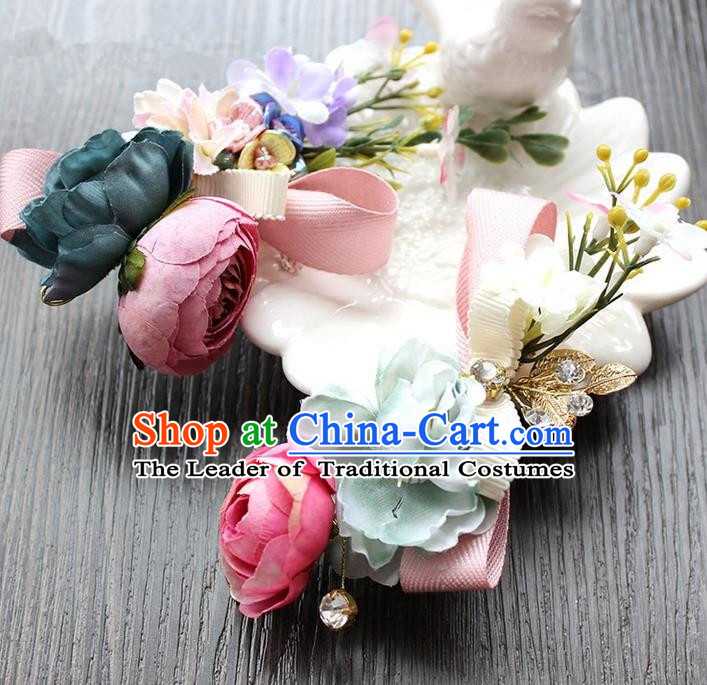 Chinese Ancient Style Hair Jewelry Accessories Hairpins Headwear Headdress Hair Fascinators for Women