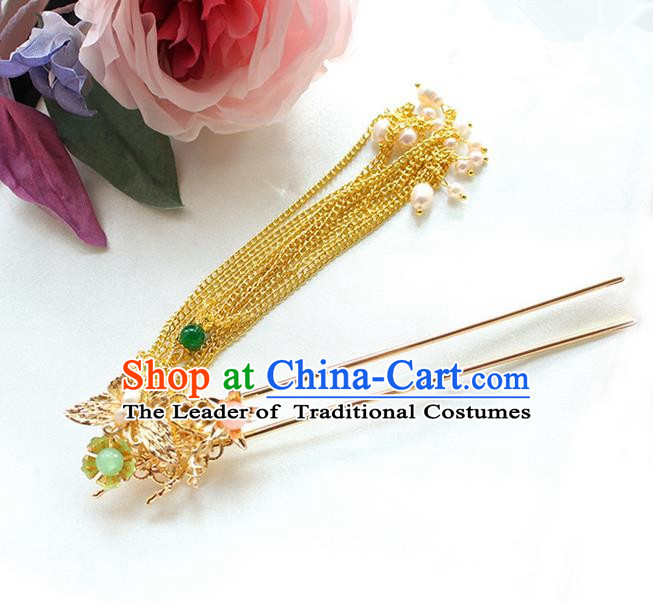 Chinese Ancient Style Hair Jewelry Accessories Hairpins Headwear Headdress Hair Fascinators for Women