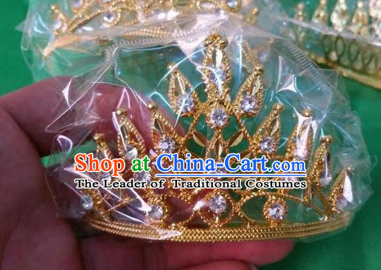 Traditional Traditional Thailand Hair Accessories, Southeast Asia Thai Dai Nationality Royal Crown for Women