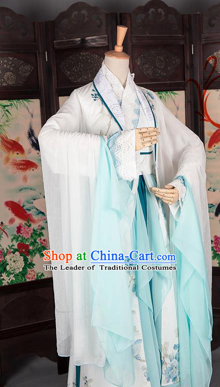 Chinese Ancient Cosplay Costumes Chinese Traditional Embroidered Clothes Ancient Chinese Cosplay Swordsman Knight Costume