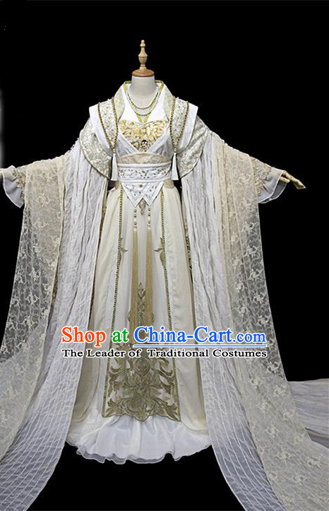 Traditional Ancient Chinese Female Embroidered Costume, Chinese Han Dynasty Imperial Concubine Dress Hanfu Clothing for Women
