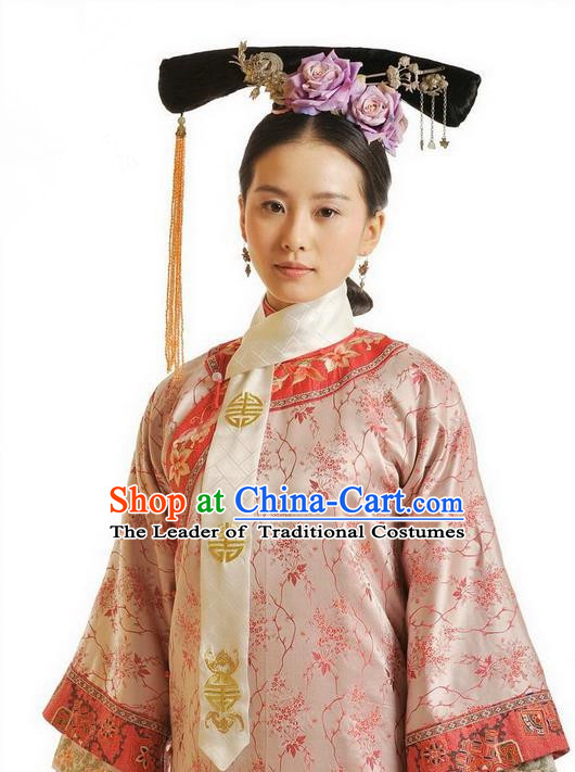 Chinese Traditional Flower Silk Fabric Brocade Embroidered Fabric Dress Material