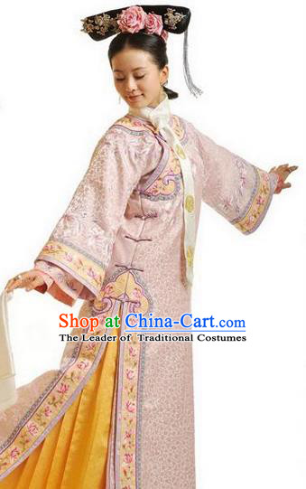 Chinese Traditional Flower Silk Fabric Brocade Embroidered Fabric Dress Material