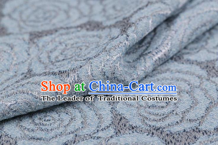 Chinese Traditional Flower Silk Fabric Brocade Embroidered Fabric Dress Material