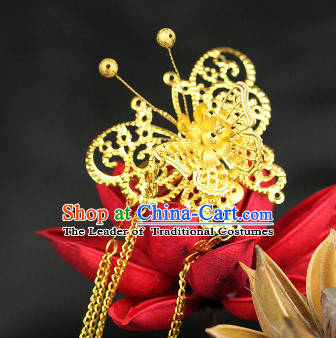 Chinese Ancient Style Hair Jewelry Accessories Hairpins xiuhe Suit Headwear Headdress Hair Fascinators for Women
