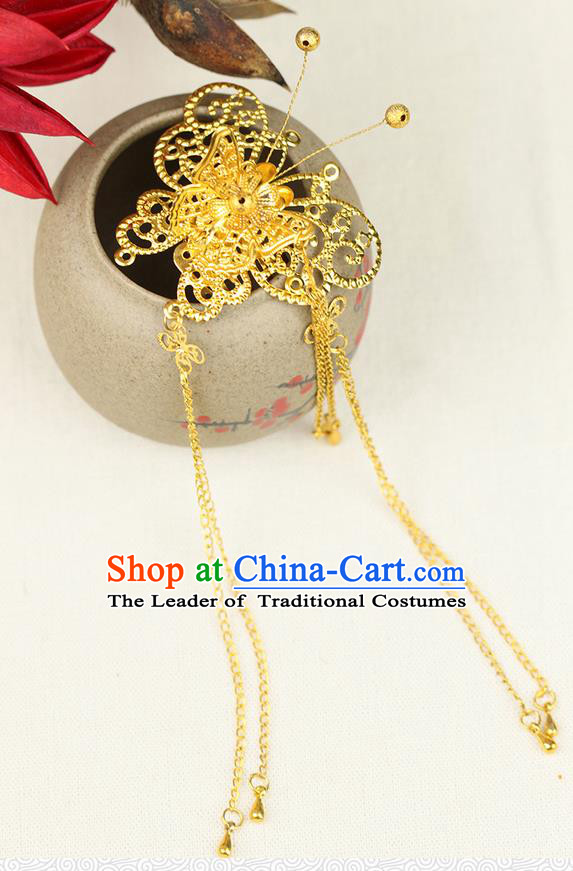 Chinese Ancient Style Hair Jewelry Accessories Hairpins xiuhe Suit Headwear Headdress Hair Fascinators for Women