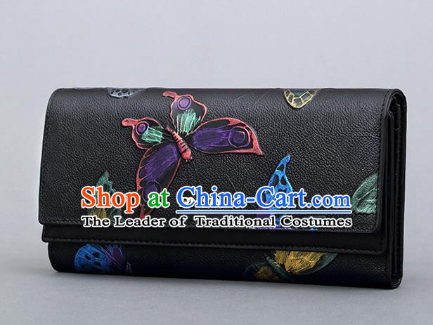 Traditional Handmade Chinese Style Element Embroidered Bags National Handbag Wallet Purse