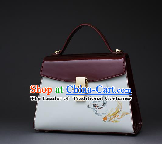 Traditional Handmade Chinese Style Element Embroidered Bags National Handbag Wallet Purse