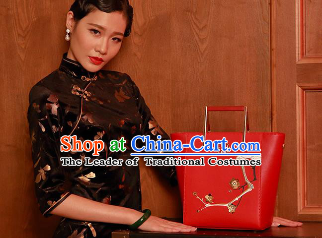 Traditional Handmade Chinese Style Element Embroidered Bags National Handbag Wallet Purse