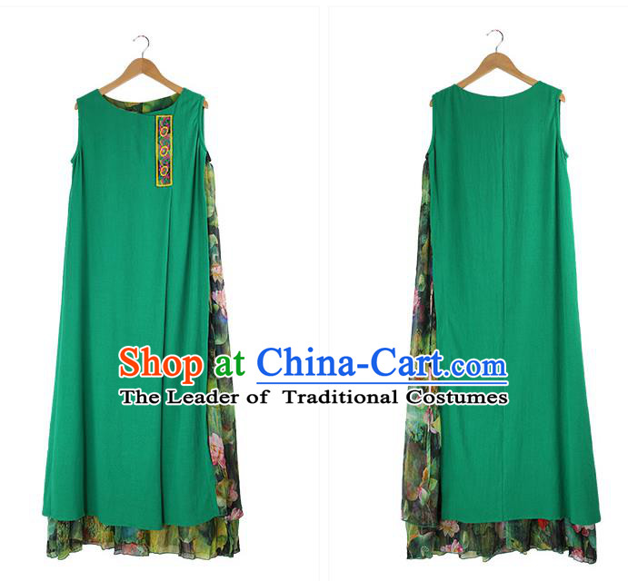 Traditional Ancient Chinese Young Women Cheongsam Dress Republic of China Tangsuit Stand Collar Blouse Dress Tang Suit Clothing for Women