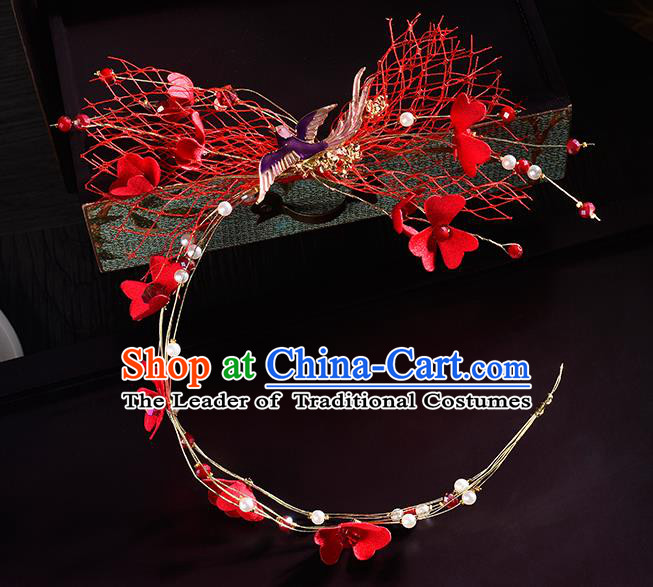 Chinese Ancient Style Hair Jewelry Accessories Hairpins Headwear Headdress Hair Fascinators for Women