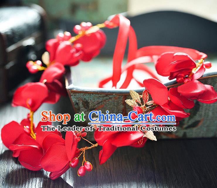 Chinese Ancient Style Hair Jewelry Accessories Hairpins Headwear Headdress Hair Fascinators for Women