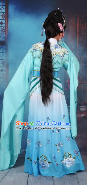 Traditional China Beijing Opera Niche Costume Gifted Scholar Embroidered Robe and Hat Ancient Chinese Peking Opera Embroidery Clothing