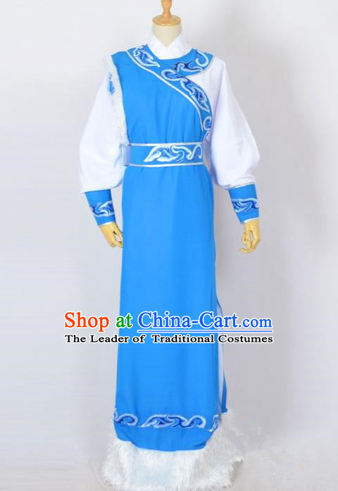 Traditional Chinese Professional Peking Opera Young Men Costume, China Beijing Opera Niche Prince Long Robe Clothing