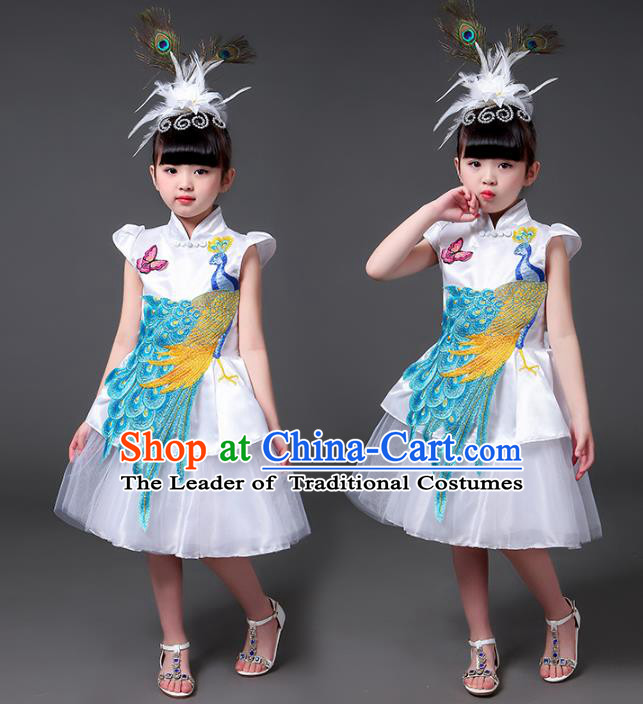 Traditional Chinese classical Yangge Fan Dancing Costume Modern dancing Dress Clothing and Headwear