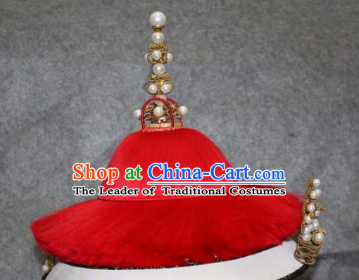 Traditional China Beijing Opera Costume Gifted Scholar Embroidered Robe and Hat Ancient Chinese Peking Opera Embroidery Clothing