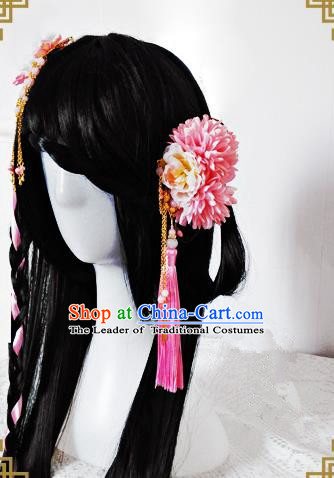 Chinese Ancient Style Hair Jewelry Accessories Xiuhe Suit Hairpins Headwear Headdress Bride Hair Fascinators for Women