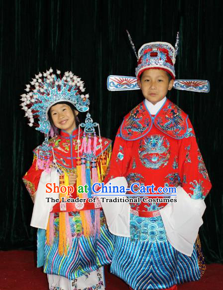 Traditional China Beijing Opera Costume Gifted Scholar Embroidered Robe and Hat Ancient Chinese Peking Opera Embroidery Clothing