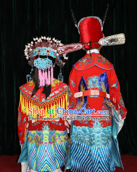 Traditional China Beijing Opera Costume Gifted Scholar Embroidered Robe and Hat Ancient Chinese Peking Opera Embroidery Clothing