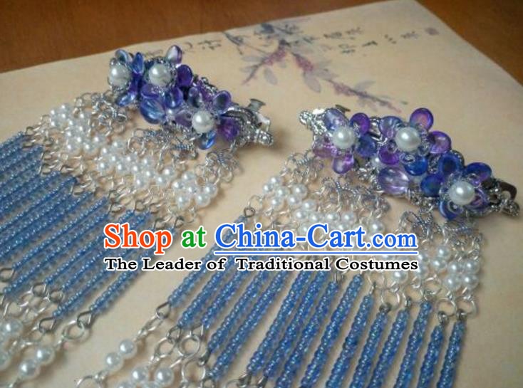 Chinese Ancient Style Hair Jewelry Accessories Xiuhe Suit Hairpins Headwear Headdress Bride Hair Fascinators for Women