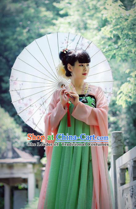 Asian Fashion Oriental Dresses Chinese Hanfu Tang Dynasty Costumes Complete Set