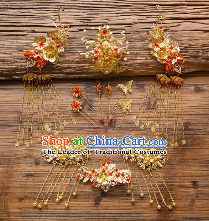 Chinese Hair Jewelry Accessories Hairpins Headwear Headdress Hair Crown for Women
