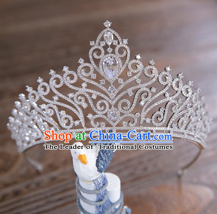 Chinese Hair Jewelry Accessories Hairpins Headwear Headdress Hair Crown for Women