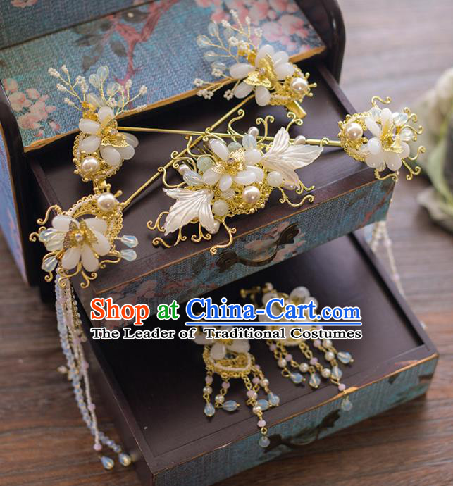 Chinese Hair Jewelry Accessories Hairpins Headwear Headdress Hair Crown for Women