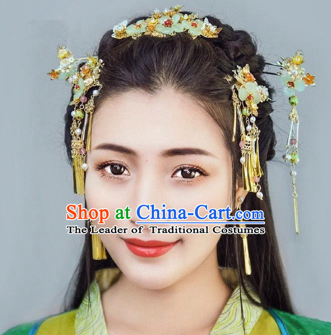 Chinese Hair Jewelry Accessories Hairpins Headwear Headdress Hair Crown for Women