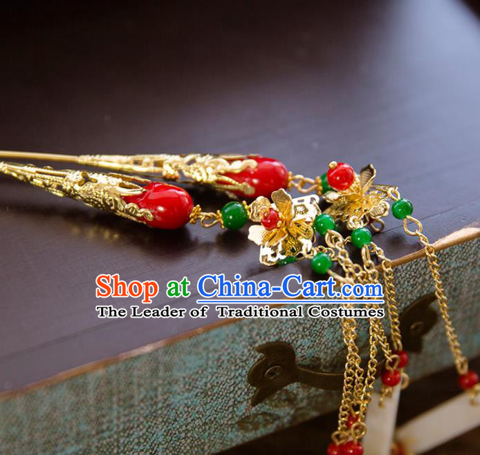 Chinese Hair Jewelry Accessories Hairpins Headwear Headdress Hair Crown for Women
