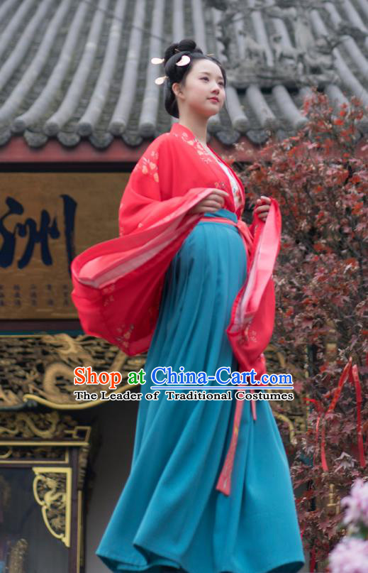 Ancient Chinese Costume hanfu Chinese Style Wedding Dress Tang Dynasty princess Clothing