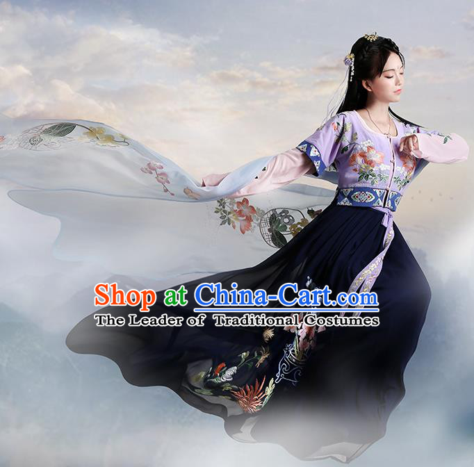 Ancient Chinese Costume hanfu Chinese Wedding Dress Tang Dynasty princess Clothing