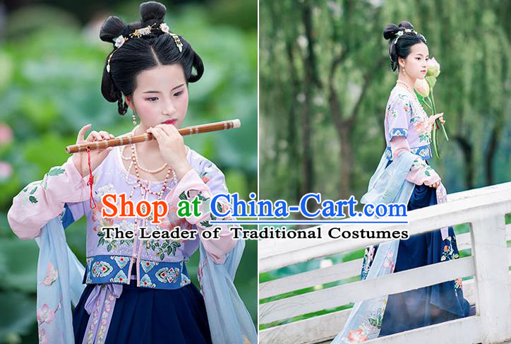 Ancient Chinese Costume hanfu Chinese Wedding Dress Tang Dynasty princess Clothing