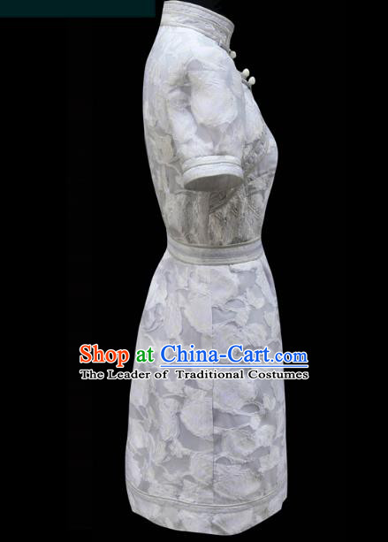 Traditional Chinese Mongol Nationality Dance Costume Mongols Folk Dance Robe Mongolian Minority  Costume and headwear