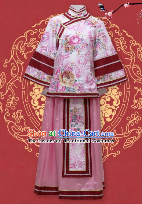 Traditional Chinese Republic of China Nobility Lady Xiuhe Suit Clothing, China National Embroidered Clothing for Women