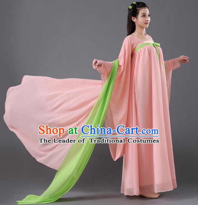 Traditional Chinese Tang Dynasty Court Concubine Embroidered Costume, China Ancient Imperial Consort Hanfu Clothing for Women