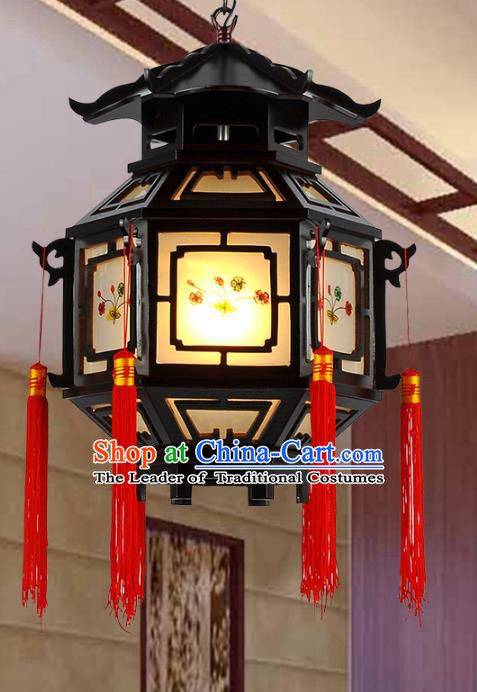 Chinese White Gourd Silk Table Palace Lantern  Replica Palace Lamp