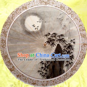 Handmade China Traditional Dance Umbrella Classical Painting Bamboo Oil-paper Umbrella Stage Performance Props Umbrellas
